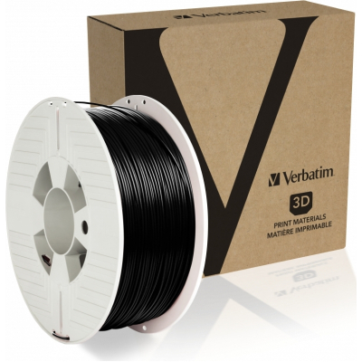 Пластик для 3D-принтера Verbatim PETG, 1.75 мм, 1 кг, Black (55052)