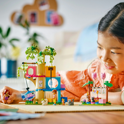 Конструктор LEGO Friends День народження кота та будинок на дереві (42666)