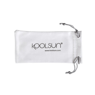 Дитячі сонцезахисні окуляри Koolsun Flex біло-бірюзові 3+ (KS-FLWA003)