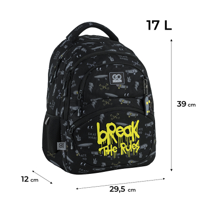 Рюкзак шкільний GoPack Education 175M-6 Break The Rules (GO25-175M-6)