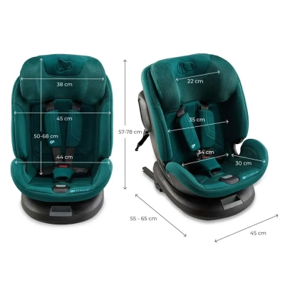 Автокрісло Kinderkraft Xpedition 3 i-Size 360 Green (KCXPED03GRE0000) (5902533926787)