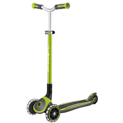U0590996_big Самокат Globber MASTER LIGHTS Зелений Колеса з підсвіткою (662-116-2)