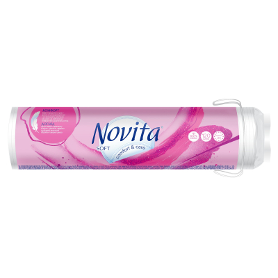 U0663050_big Ватні диски Novita Soft 120 шт. (4744246013153)