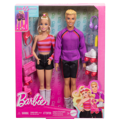 Лялька Barbie набір Барбі та Кен На роликах удвох (HXK90)