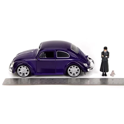 Машина Jada металева Венздей Фольксваген Бітл з фігуркой Венздей, 1:24 (253255076)