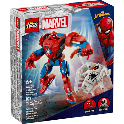 U1004041_big Конструктор LEGO Super Heroes Робот Людини Павука проти Анти-Венома (76308)