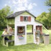 Ігровий будиночок Smoby Life для друзiв з лiтньою кухнею, дверним дзвiнком та столиком, 217х155х172 см (7600810207)