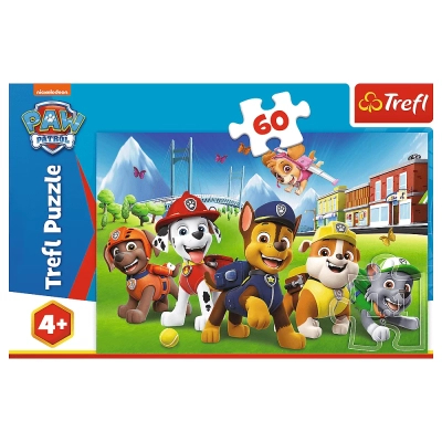 Пазл Trefl Paw Patrol Щенячий патруль на траві 60 елементів (5900511173758)