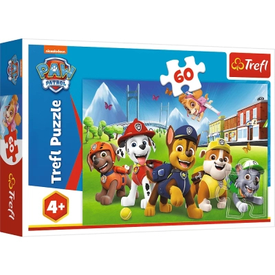 U1038646_big Пазл Trefl Paw Patrol Щенячий патруль на траві 60 елементів (5900511173758)
