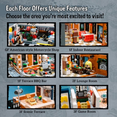 Конструктор Pantasy Original Моторесторан (85024)