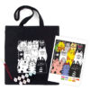 Набір для творчості Rosa Talent екосумка-розмальовка, чорна, Котики, 38х42 см (4823098542148)
