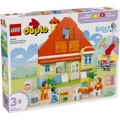 U1084482_big Конструктор LEGO DUPLO Bluey Родинний дім Блуї із грою на запам'ятовування (10459)