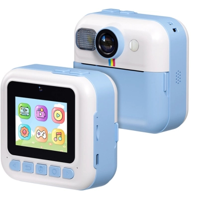 Дитячий фотоапарат ColorWay з функцією миттєвого друку (Blue) (CW-PHP01B)