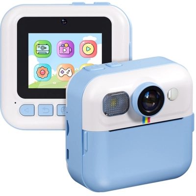 Дитячий фотоапарат ColorWay з функцією миттєвого друку (Blue) (CW-PHP01B)