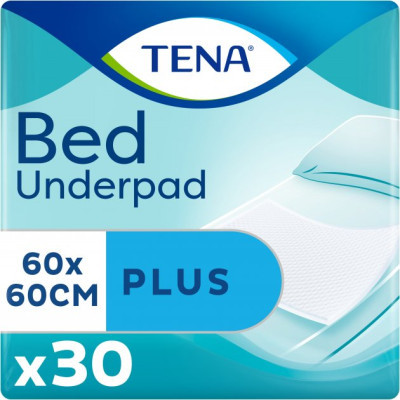 U0196307_big Пелюшки для малюків Tena Bed Plus 60x60 см 30 шт (7322540800746)