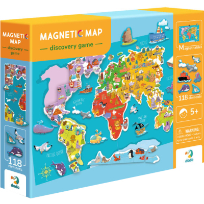 U0739294_big Настільна гра DoDo Магнітна Мапа (200201)