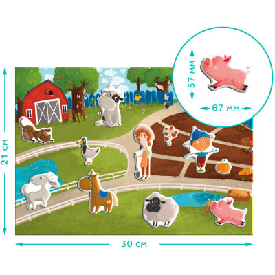 Настільна гра DoDo Магнітна Ферма (200206)