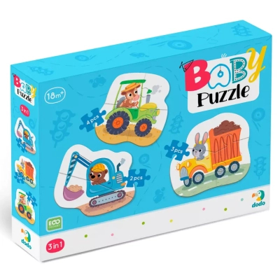 U0752799_big Пазл DoDo 3 в 1 Транспорт (300392)