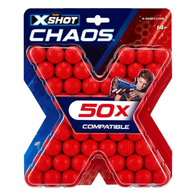 U0878466_big Іграшкова зброя Zuru X-Shot Набір шариків CHAOS new (50 шт.) (36327R)