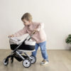 Коляска для ляльок Smoby Maxi-Cosi 3 в 1. Айворі зі знімною люлькою, 55 x 39 x 64 см, 3+ (7600253122)