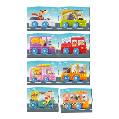 Навчальний набір DoDo Магнітна гра Автомобільна подорож (200253)