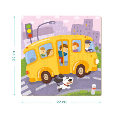 Пазл DoDo 4 в 1 Транспорт (300132)