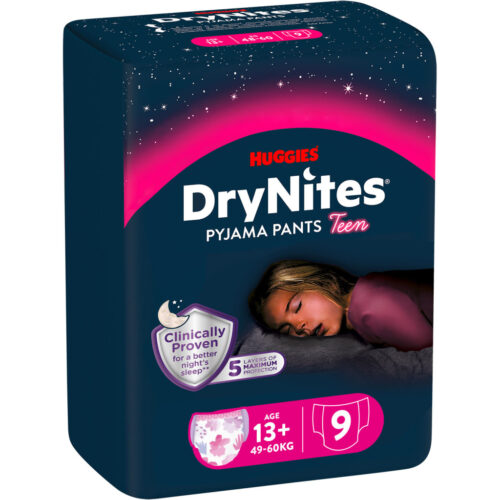 Підгузки Huggies DryNites для дівчаток 13+ років, 9 шт (5029053583679) Підгузки Huggies DryNites для дівчаток 13+ років, 9 шт (5029053583679)