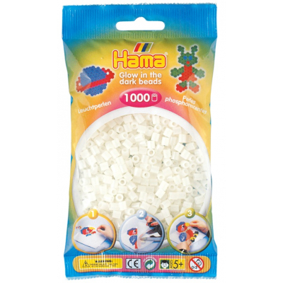 Набір для творчості Hama зелених сяючих намистин Midi 1000 шт (207-55)