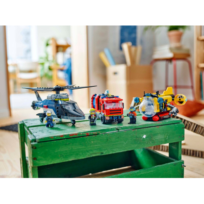 Конструктор LEGO City Ремікс вертольотів, пожежних машин і підводних човнів (60462)