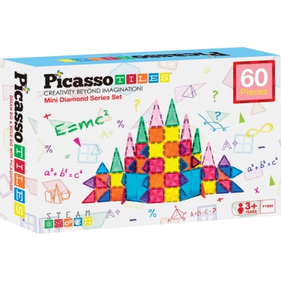U1035942_big Конструктор Picasso магнітний Tiles Mini Diamond Series Set 60 деталей (817338022303)