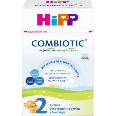 U0738165_big Дитяча суміш HiPP Combiotic 2 для подальшого годування 500 г (9062300138761)