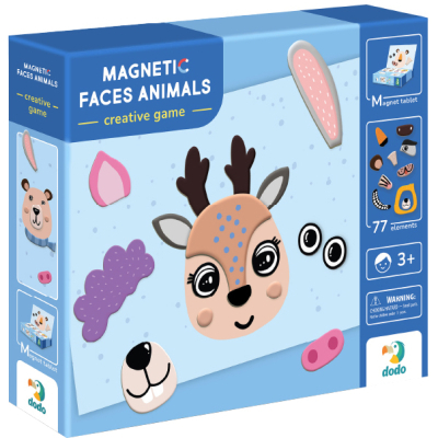 U0739296_big Настільна гра DoDo Магнітна Мордочки (200209)