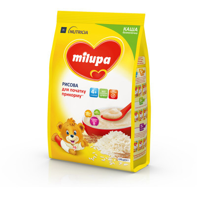 Дитяча каша Milupa Рисова безмолочна 170 г (5900852930058)