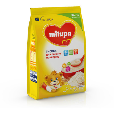 Дитяча каша Milupa Рисова безмолочна 170 г (5900852930058)