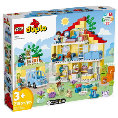 U0830106_big Конструктор LEGO DUPLO Сімейний будинок 3 в 1 218 деталей (10994)