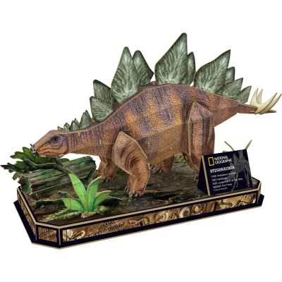 Пазл Cubic Fun 3D National Geographic Dino Стегозавр (DS1054h)