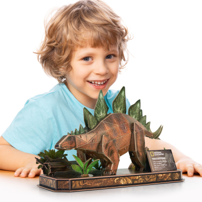 Пазл Cubic Fun 3D National Geographic Dino Стегозавр (DS1054h)