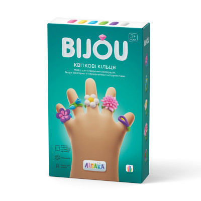 U0915772_big Набір для творчості Lipaka пластиліну – Біжутерія: Квіткові Кільця (31001-UA01)