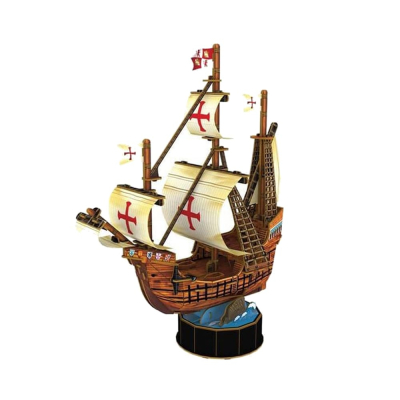 Пазл Cubic Fun Тривимірна головоломка-конструктор Санта Марія (T4031h)