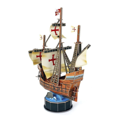 Пазл Cubic Fun Тривимірна головоломка-конструктор Санта Марія (T4031h)