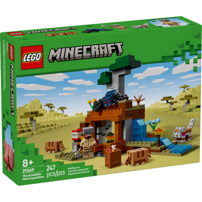 U1004339_big Конструктор LEGO Minecraft Шахтна експедиція Броненосець (21269)