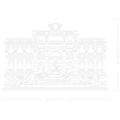 Конструктор LEGO Architecture Фонтан Треві (21062)