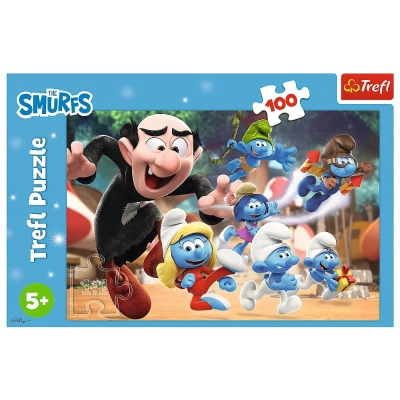 Пазл Trefl The Smurfs Уроки тата Смурфа 100 елементів (5900511164817)