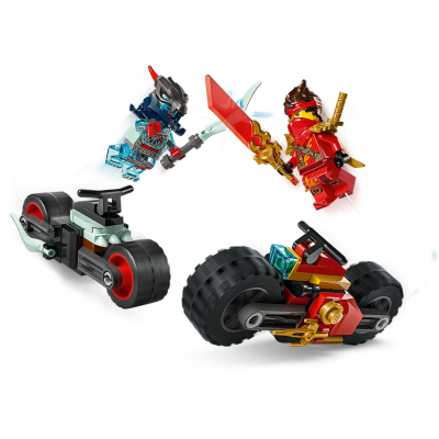 Конструктор LEGO NINJAGO Швидкісна гонка Кая на мотоциклі (71838)
