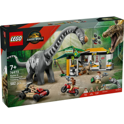 U1084487_big Конструктор LEGO Jurassic World Місія з відстеження раптора і титанозавра (76973)