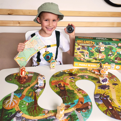 Пазл DoDo Хто живе в лісі? (300608)