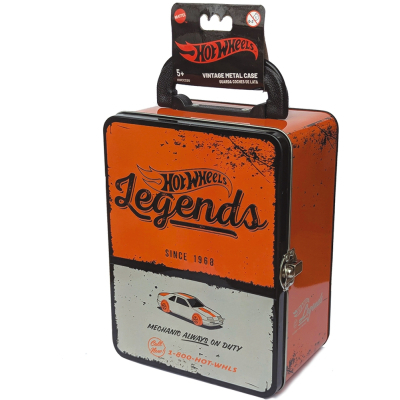 U1106317_big Ігровий набір Hot Wheels Вінтажний контейнер для 18 машинок, помаранчевий (HWCC22O)