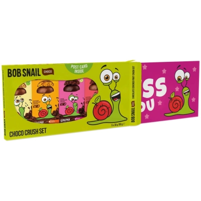 U1120244_big Цукерка Bob Snail Ягідно-фруктові в шоколаді 30 г х 5 шт (4820219347903)