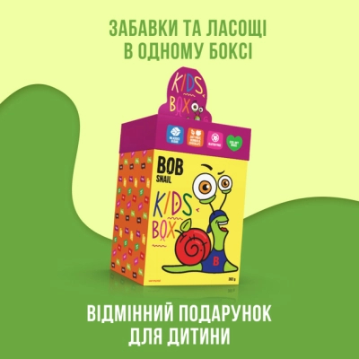 Цукерка Bob Snail Box з іграшкою та квестом 382 г (4820219346999)