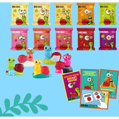 Цукерка Bob Snail Адвент-календар Диско з іграшками та стікерами 97 г (4820219347040)